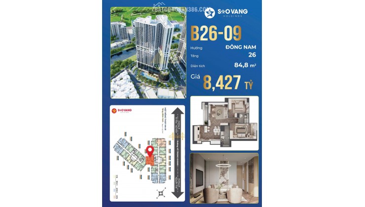 Bán căn hộ 2PN 78m2, trục căn đẹp nhất dự án Kepler Tower Hà Đông